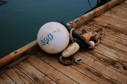 Buoy on the dock